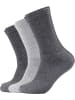 s.Oliver Baumwolle Unisex-Sportsocken 3 Paar in grau/hellgrau