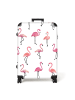 NoBoringSuitCases Suitcase, Koffer, Reisekoffer Rosa Flamingos