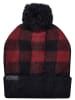 Urban Classics Urban Classics Unisex Pom Beanie in black/red