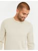 Threadbare Strickpullover THB Jumper Beaufort Crew Neck in Stone