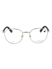 CALVIN KLEIN JEANS Unisex Brillenfassung mit Sonnenbrillen-Clip Panto Silber