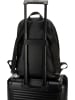 Guess Rucksack / Backpack Milano Saffiano Eco Multi Compartment in Black