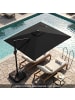 COSTWAY Sonnenschirm 300 x 200 cm in Anthrazit