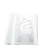 Mr. & Mrs. Panda Graviertes Windlicht Lama Stolz mit Spruch in Transparent