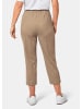 GOLDNER Trageangenehme 7/8-Rippenhose in sand