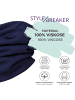 styleBREAKER Feinstrick Beanie Mütze in Bordeaux-Rot