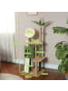 Pawhut Kratzbaum Grün 48L x 44B x 139H cm