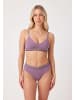 SNOCKS Retro Soft-BH Pride 1 Stück in Dusty Plum (Pride)