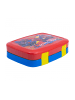 Spiderman Kinder Premium Brotdose Lunchbox mit 3 Fächern in Mehrfarbig