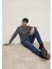Bruno Banani Henleyshirt in anthrazit meliert