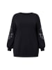 MIAMODA Sweatshirt in schwarz