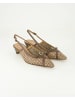 George Watts Slingpumps in Braun
