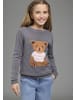 Kidsworld Strickpullover in anthrazit melange