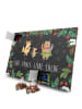 Mr. & Mrs. Panda Tee Adventskalender Waldtiere Aloha mit Spruch in Kreidetafel