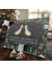 Mr. & Mrs. Panda Tee Adventskalender Pinguin Liebe mit Spruch in Kreidetafel