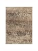 Kayoom Kurzflor Teppich Charin 225 in beige - rechteckig