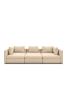 58 aufm Kessel GARTENLOUNGE Sofa 3-Sitzer Bozhana 312x67x96 mit Outdoorbezug in beige