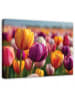 WALLARENA Leinwandbild Blumen in Bunt