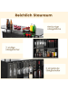 COSTWAY Bartisch Küche 120x50x106,5cm in Schwarz