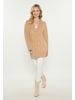 VIRITA Women Cardigan in Camel