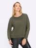 Heine Sweatshirt in khaki