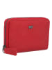 Braun Büffel Anna Geldbörse RFID Schutz Leder 10.5 cm in rot