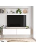 en.casa Fernsehtisch Lapinlahti in Beige Weiß (B)140cm
