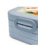 Mr. & Mrs. Panda Bentobox Einhorn Yoga Design ohne Spruch in Blau Pastell