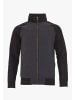 PLUS EIGHTEEN Sweatjacke in Schwarz Melange