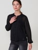 KOROSHI Bestickte Langarmbluse für Damen in SCHWARZ
