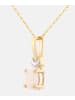 Diamant L'éternel Halskette mit Anhänger aus 375 Gelbgold mit Opal