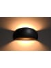 Nice Lamps Wandleuchte Keramik PALERMO in Schwarz Licht auf und ab loft G9 LED NICE LAMPS