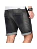 Alessandro Salvarini Jeansshorts Salvarini-Shorts-Multi4 in Dunkelgrau