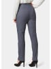 GOLDNER Kurzgröße:  Stretchhose Warme Schlupfhose LOUISA, knitterarm in graphit