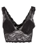 Urban Classics Urban Classics Ladies Allover Lace Bra Padded in black