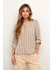 Kaffe Langarm-Bluse KAstridy Regular fit in Fallen Rock/Sand Dollar