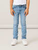 name it Straight Leg Denim Jeans mit verstellbarem Bund NKMSILAS in Hellblau