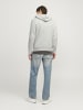 Jack & Jones Kapuzenpullover in White Melange