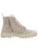 Palladium Schnürstiefelette in beige