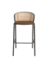 Angel Cerdá Hocker 4128 in Braun/Schwarz – (B)51 x (H)95 x (T)50 cm