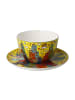 Goebel Milchkaffeetasse " James Rizzi My New York City Sunset " in Bunt