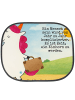 Mr. & Mrs. Panda Auto Sonnenblende Einhorn Koffer Design mit Spruch in Weiß