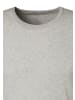 H.I.S Langarmshirt in grau-meliert, schwarz