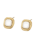 faina Women Earrings in Gold White