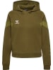 Hummel Kapuzenpullover Raglanärmel Hmltravel Damen in MILITARY OLIVE