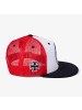 King Kerosin King Kerosin Snapback Mesh Cap Red Baron in weiß