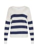 usha BLUE LABEL Pullover in Weiss Marine