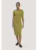 Hessnatur Hessnatur Strick Kleid Regular aus Bio-Baumwolle und Wolle in sommermoos