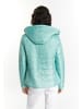 myMo Damen Leicht Wattierte Jacke in Lagune Minze