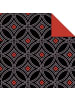 Buntpapierfabrik Ludwig Bähr Faltblätter Aurelio Stern Gala 80g/qm 10x10cm schwarz/rosa/rot